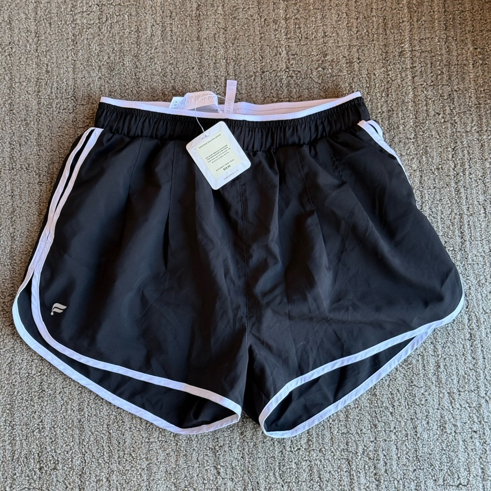 Fabletics Black Women's Athletic Shorts NEW WITH TAGS
